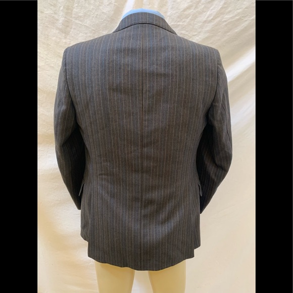 DAKS London Men’s Size 42R Multicolored Pinstripes Single Breasted Blazer - Picture 3 of 8